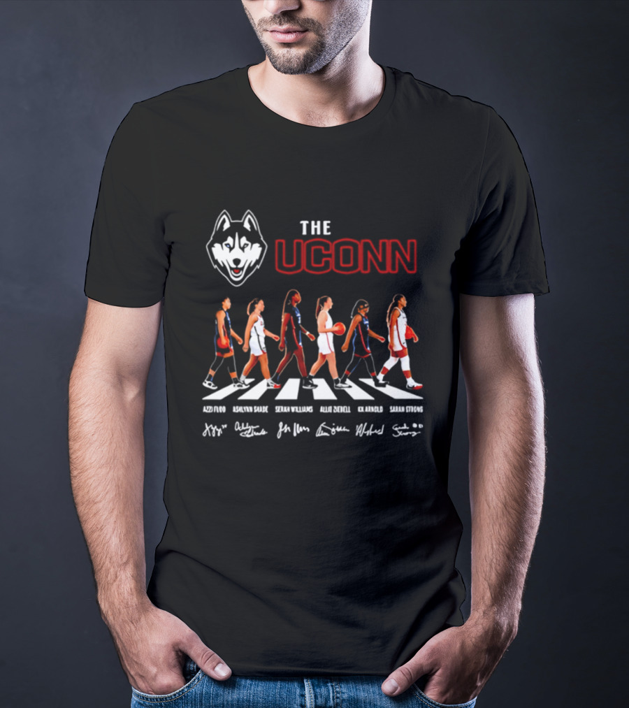 UConn Huskies Women's Basketball Team Abbey Road T-Shirt