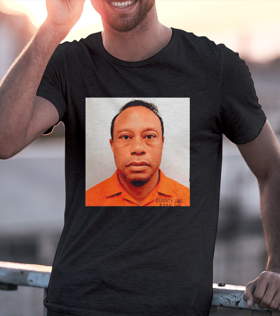 Tiger Woods 2026 County Jail 4415 29 Shot Edit T-Shirt