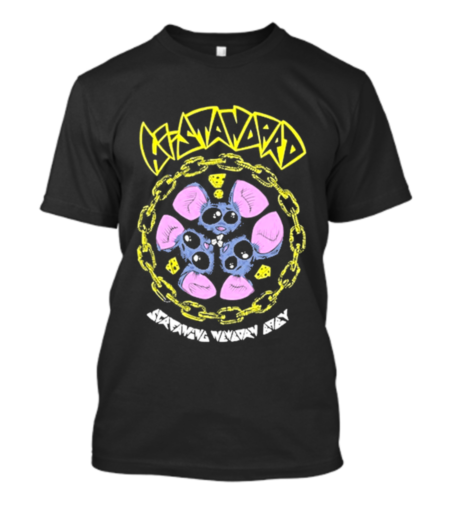 Hi Standard Screaming Newbody Baby Tour 2026 Chain Neon T-Shirt