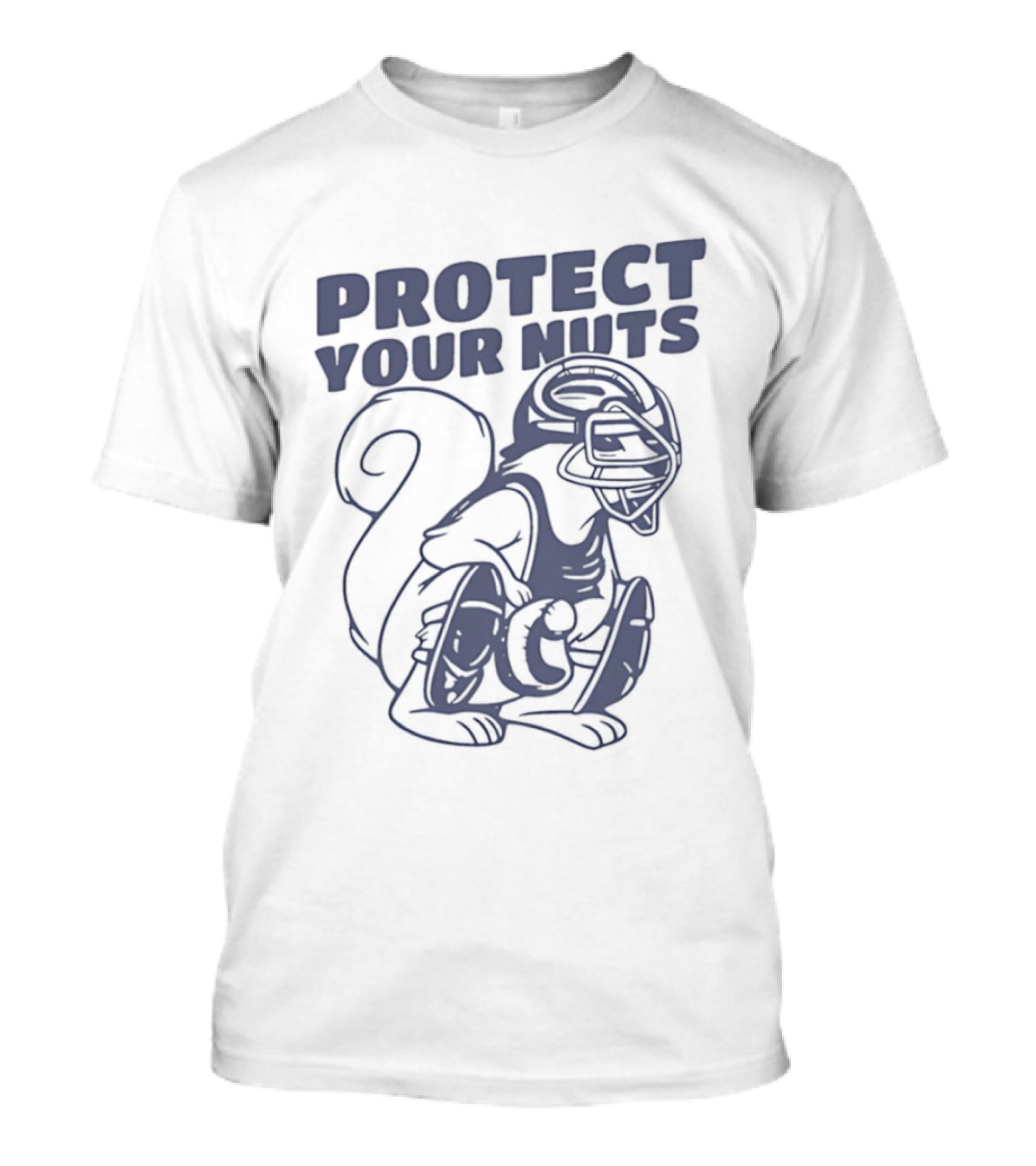 Protect Your Nuts Squirrel Catcher Mom Baseball T-Shirt