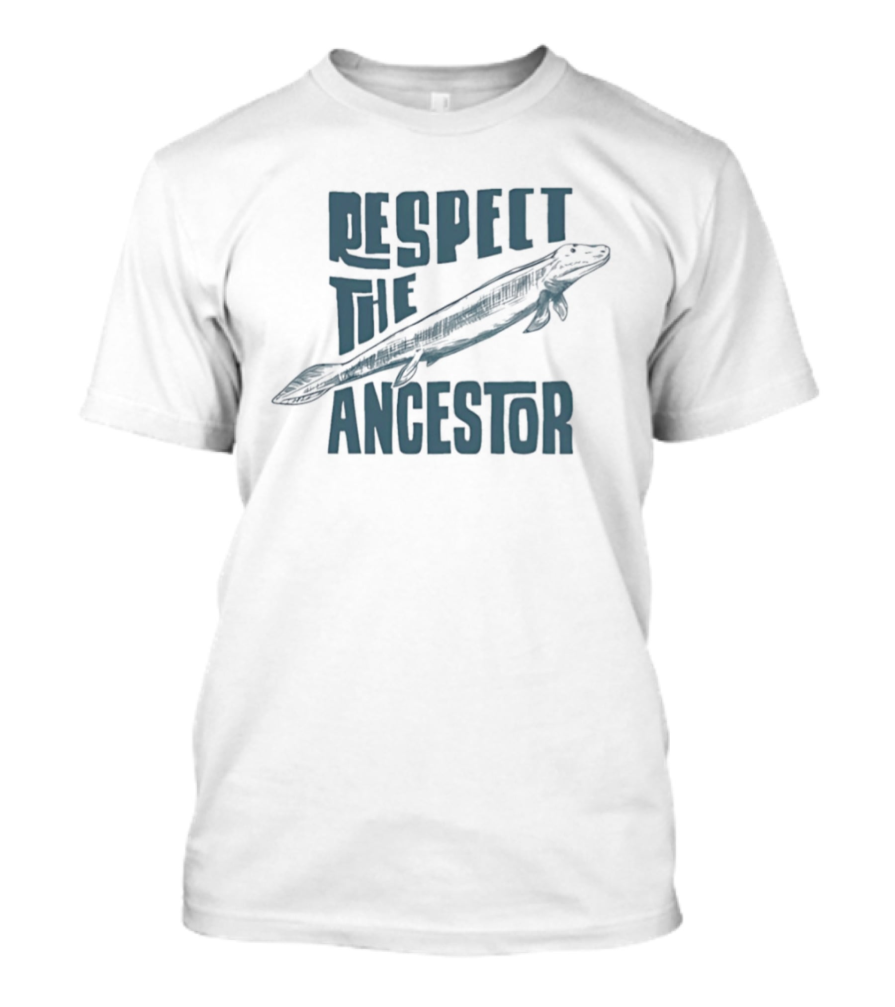 Respect The Devonian Ancestor Fish T-Shirt