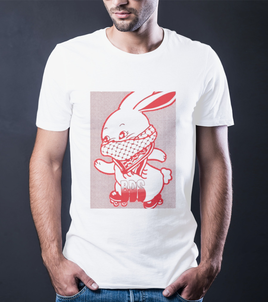 Skater Bunny BDS Vintage Roller Skates T-Shirt
