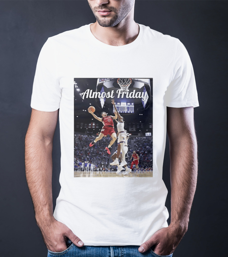 St John's Vs Kansas NCAA Basketball Almost Friday Action T-Shirt