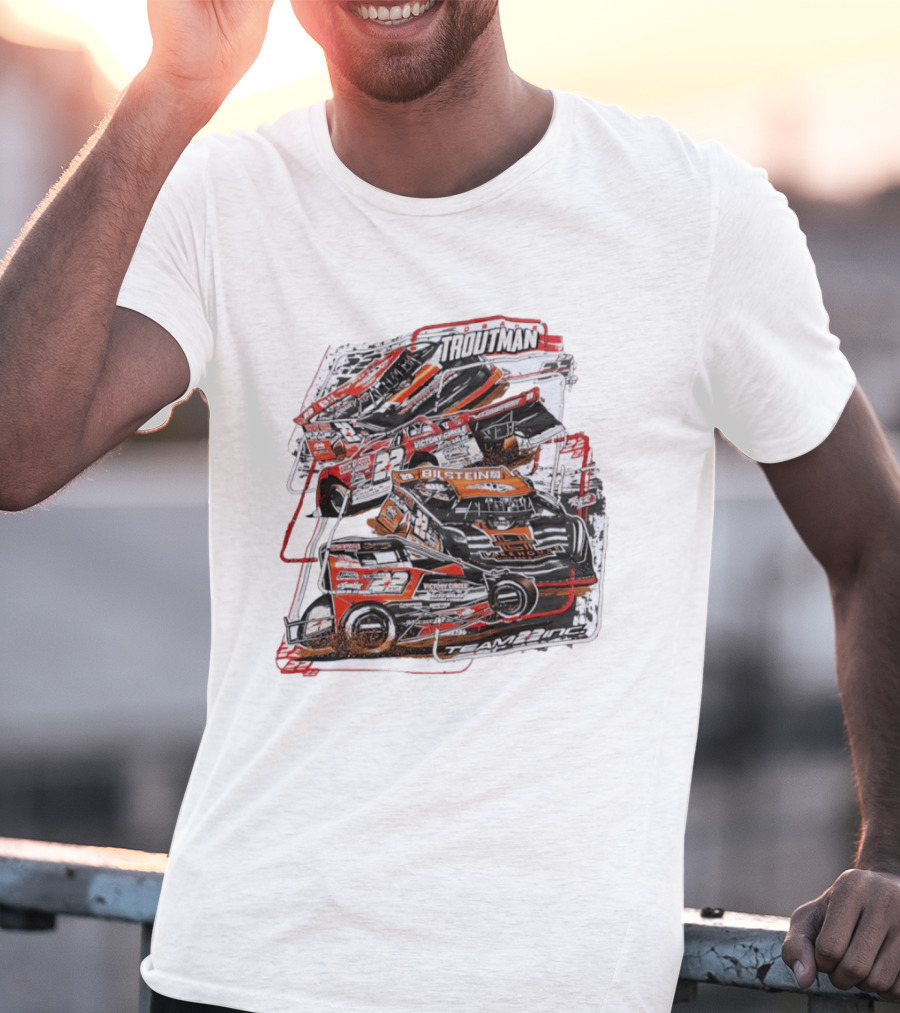 Drake Troutman 22 Racing Bilstein Team 22 Inc Victory Circle T-Shirt