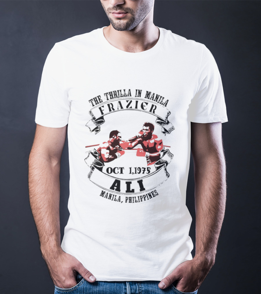 The Thrilla In Manila Frazier Vs Ali Oct 1975 Manila Philippines T-Shirt
