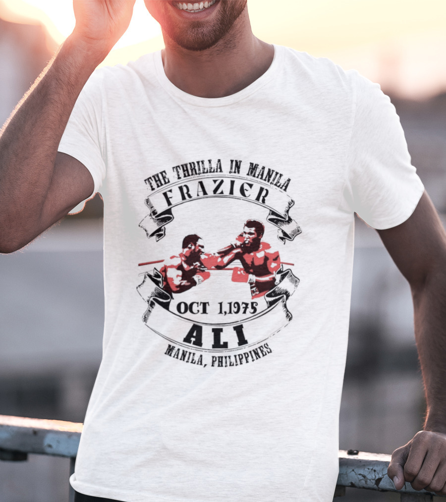 The Thrilla In Manila Frazier Vs Ali Oct 1975 Manila Philippines T-Shirt