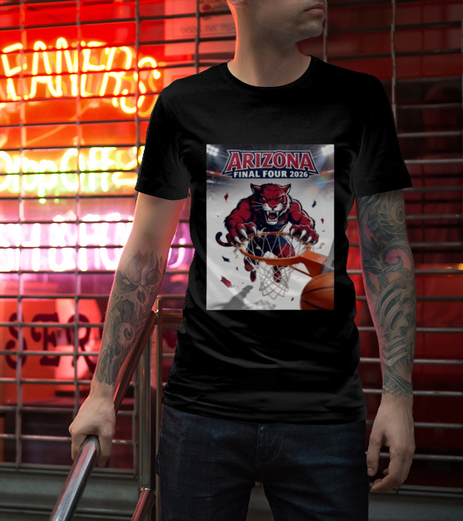 Arizona Wildcats Final Four 2026 Basketball Game Day Wildcat T-Shirt