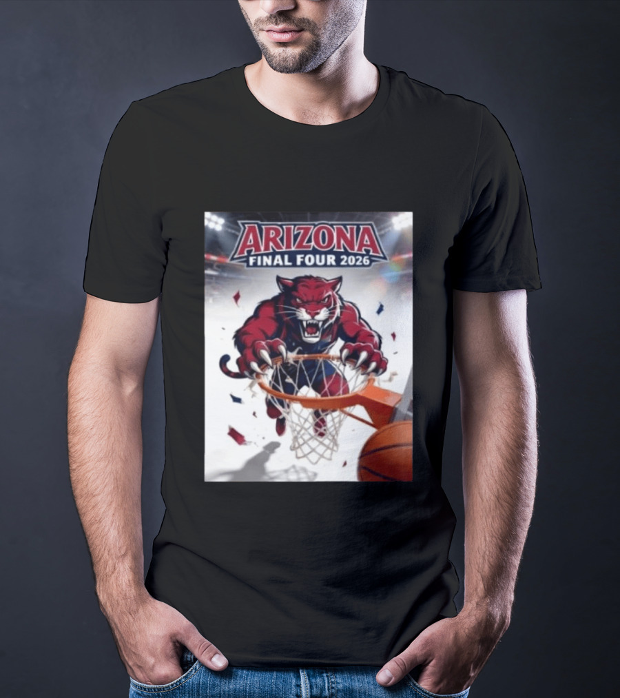 Arizona Wildcats Final Four 2026 Basketball Game Day Wildcat T-Shirt