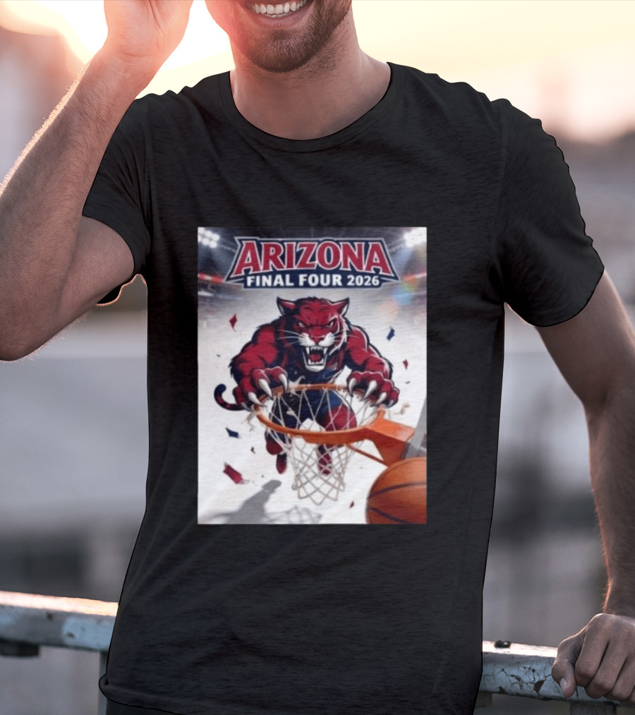 Arizona Wildcats Final Four 2026 Basketball Game Day Wildcat T-Shirt