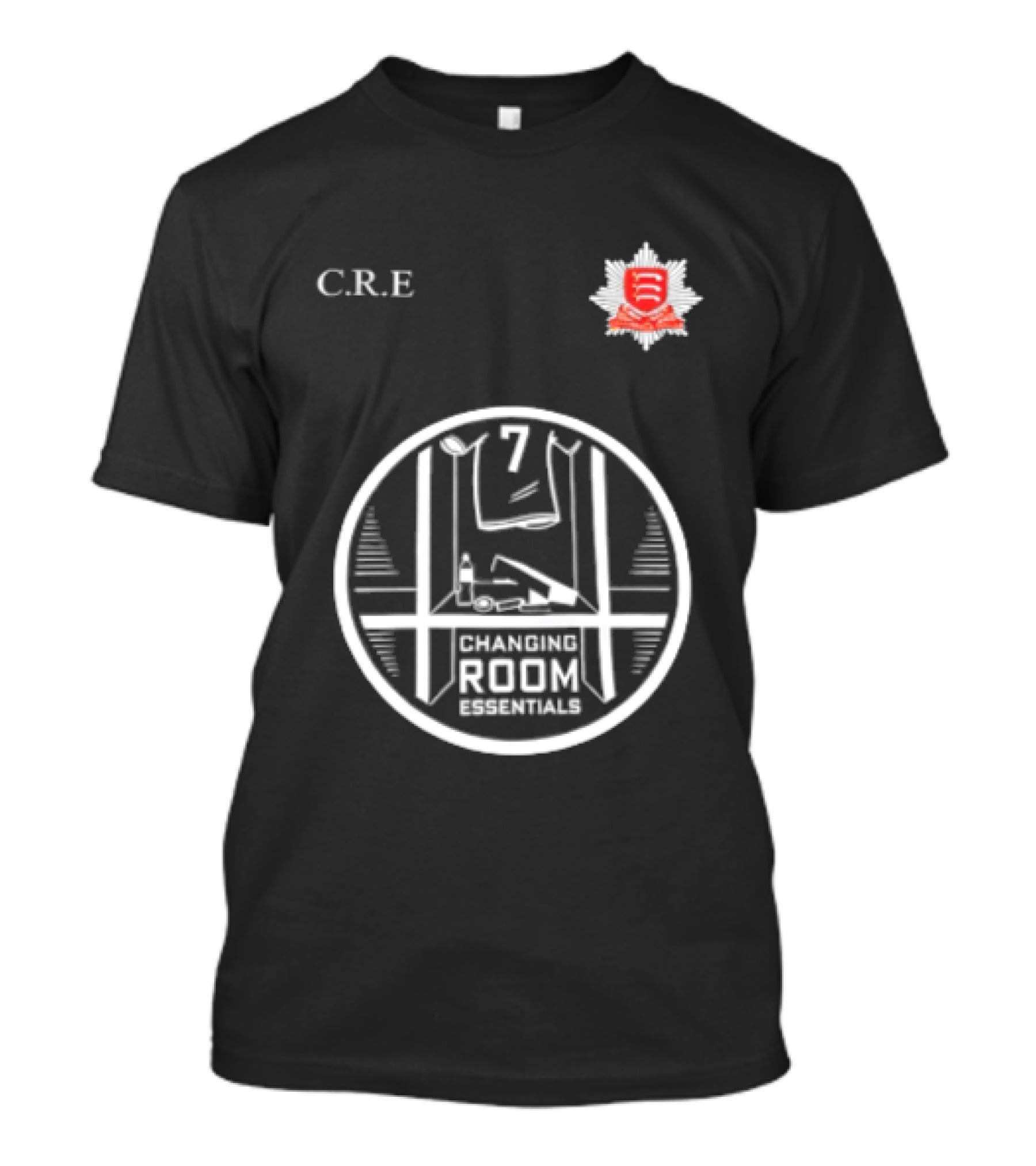 C.R.E Changing Room Essentials 7 Sports Locker Jersey T-Shirt