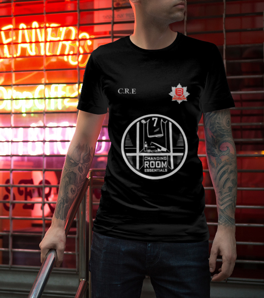 C.R.E Changing Room Essentials 7 Sports Locker Jersey T-Shirt