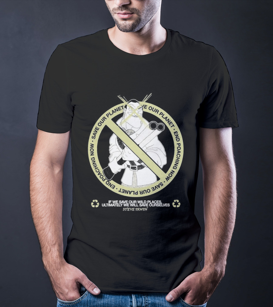 Percival C McLeach The Rescuers Down Under End Poaching Now Save Our Planet T-Shirt