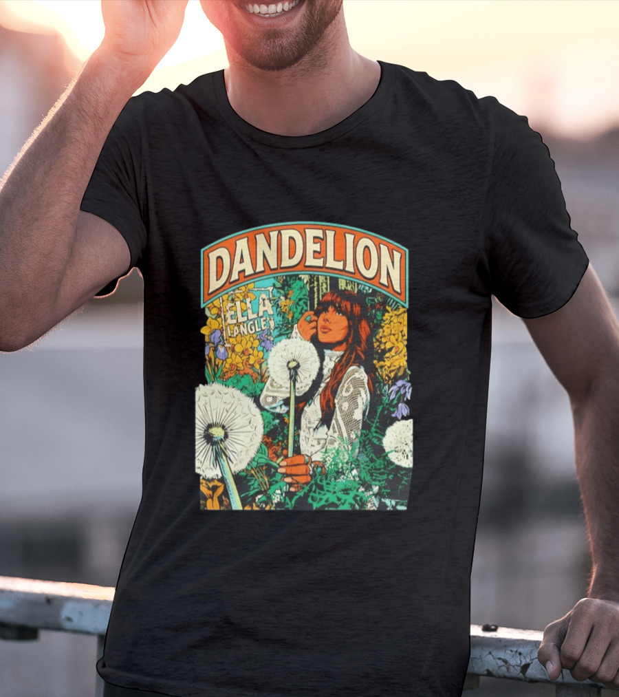 Dandelion Ella Langley Vintage Floral Aesthetic T-Shirt
