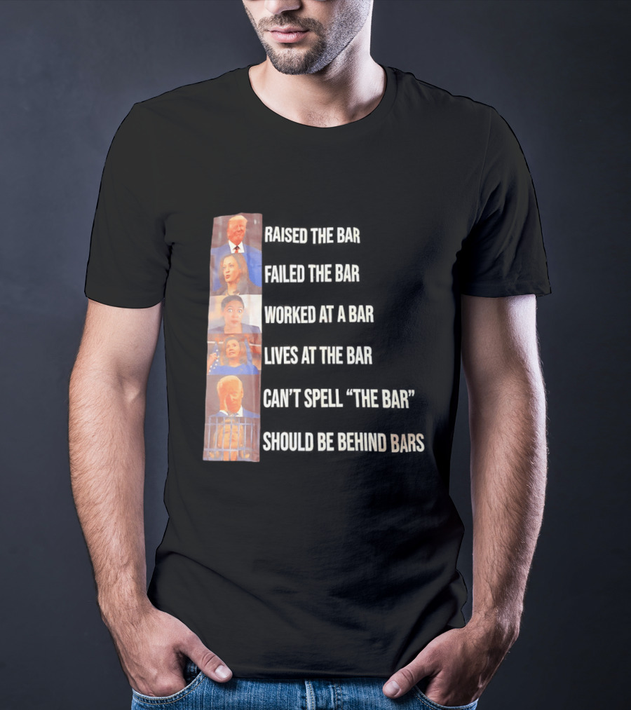 Assholes That Belong In Prison Kamala Harris Alexandria Ocasio Cortez Nancy Pelosi Joe Biden Hillary Clinton T-Shirt