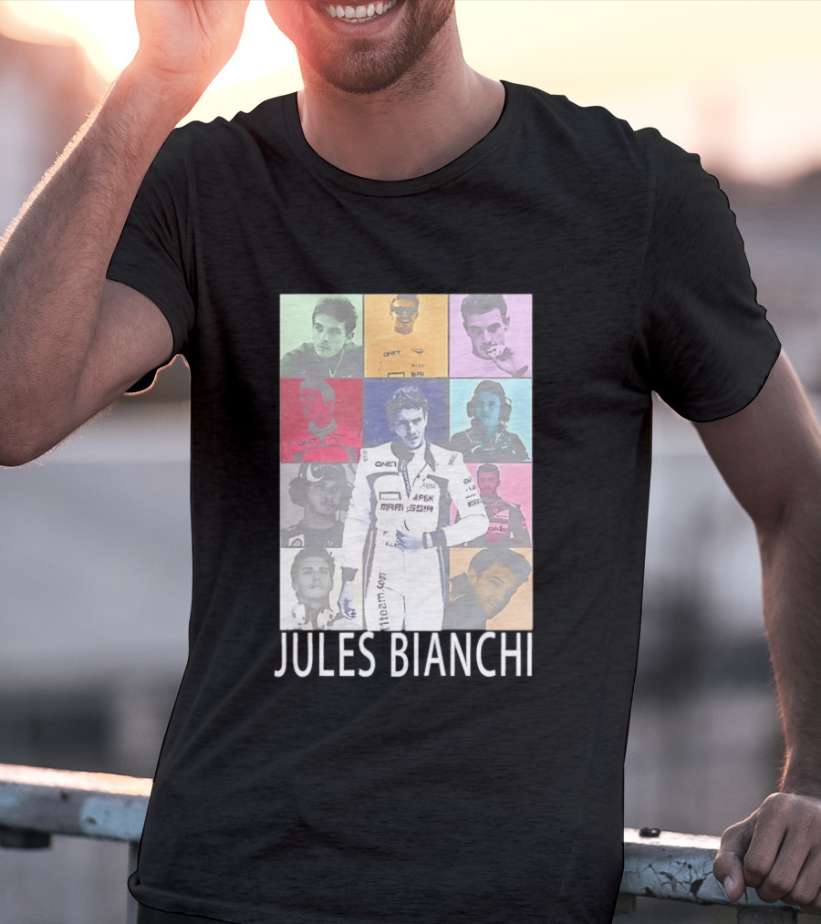Jules Bianchi Legend The Eras Tour QNet Marussia Racing Hero Remembered T-Shirt