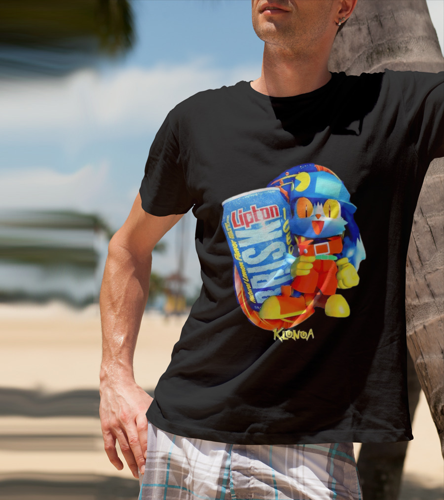 Klonoa Lipton Brisk Iced Tea Natural Lemon Flavor Beverage T-Shirt