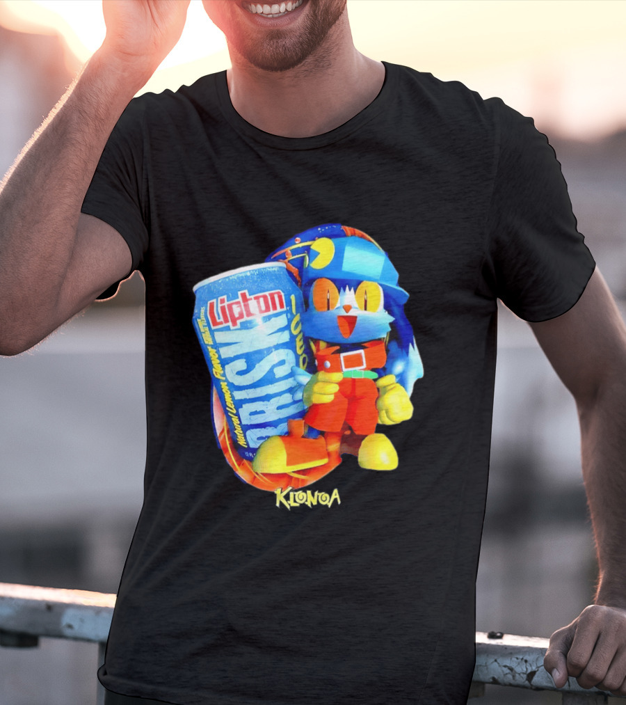 Klonoa Lipton Brisk Iced Tea Natural Lemon Flavor Beverage T-Shirt
