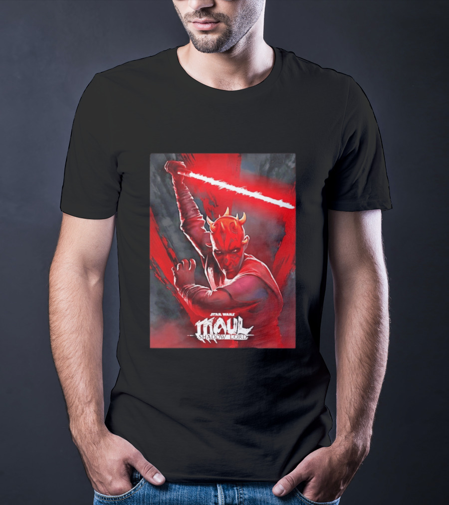 Star Wars Maul Shadow Lord Darth Maul Lightsaber T-Shirt