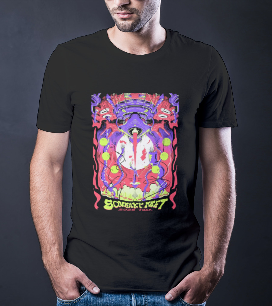 Squeaky Feet Tour 2026 Psychedelic T-Shirt