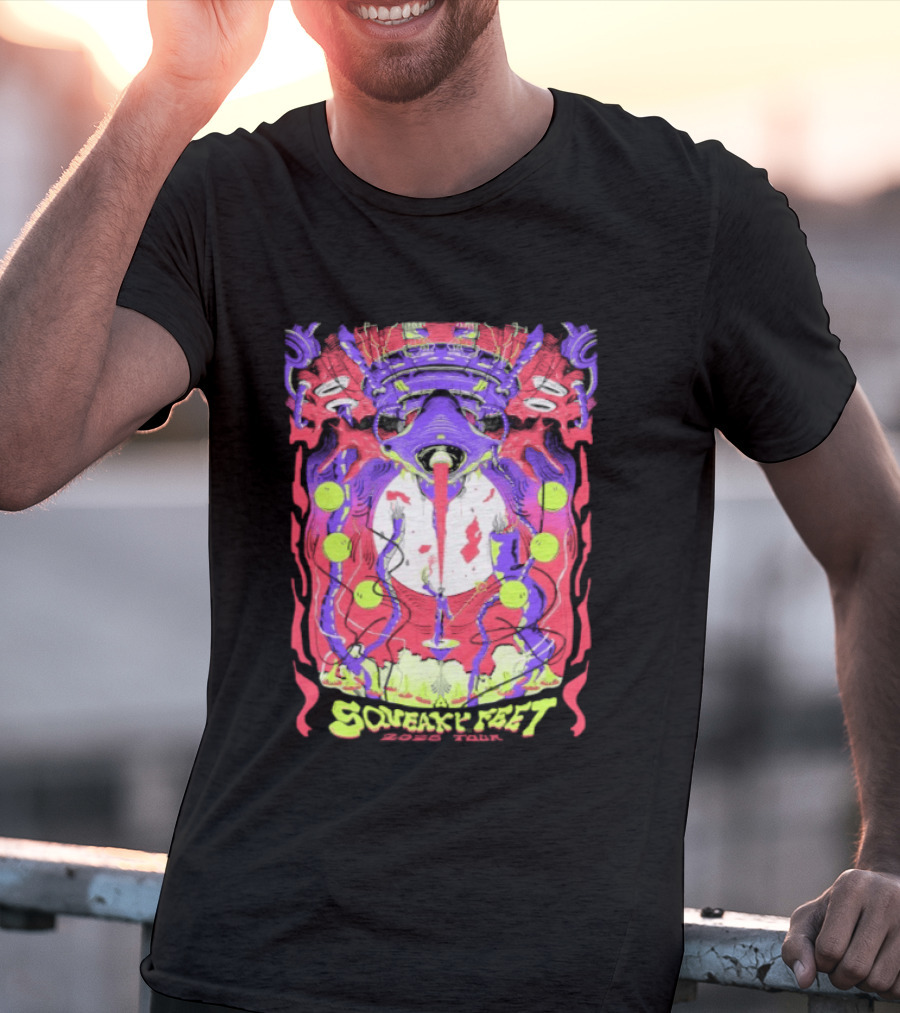 Squeaky Feet Tour 2026 Psychedelic T-Shirt