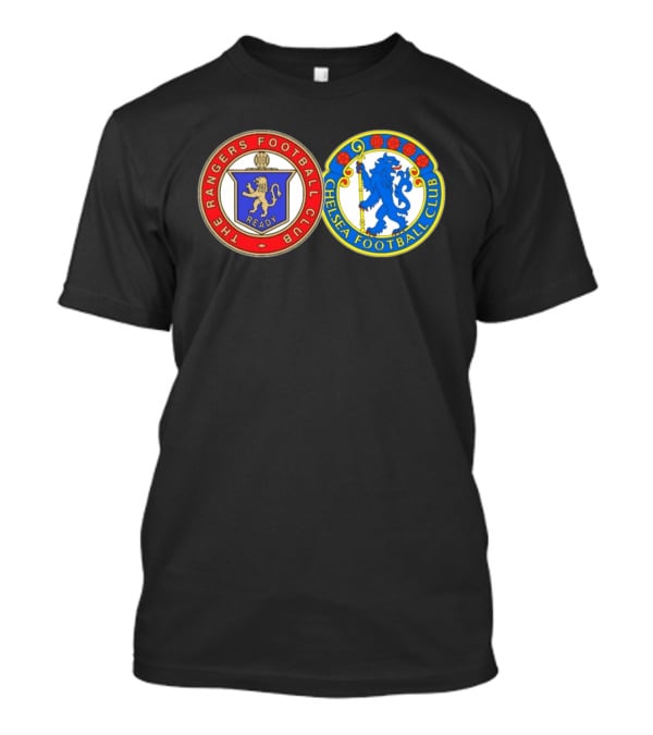 The Rangers Football Club Ready X Chelsea Football Club Lion Collaboration T-Shirt