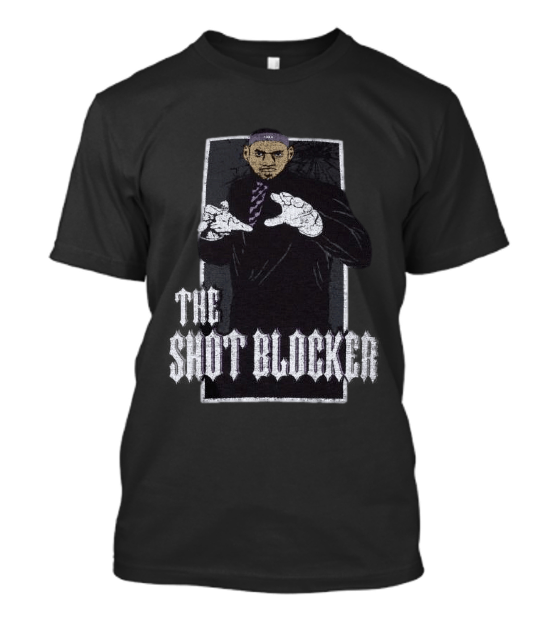 The Shot Blocker Lebron James Nike Basketball T-Shirt