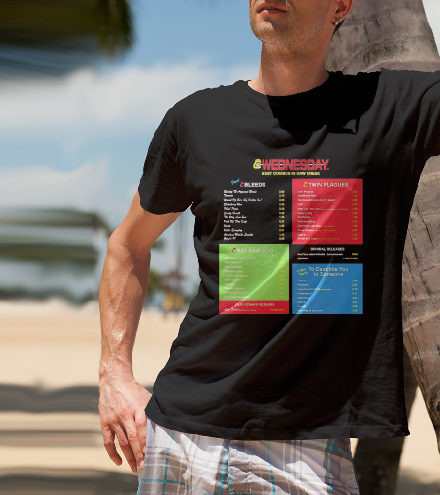 Wednesday Best Combos In Haw Creek Twin Plagues Rat Saw God Release T-Shirt