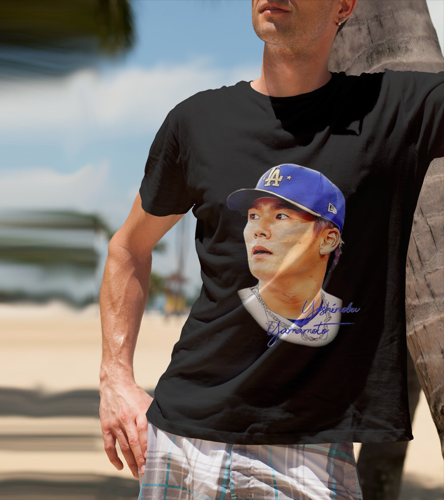 Yoshinobu Yamamoto Los Angeles Dodgers Baseball Player T-Shirt