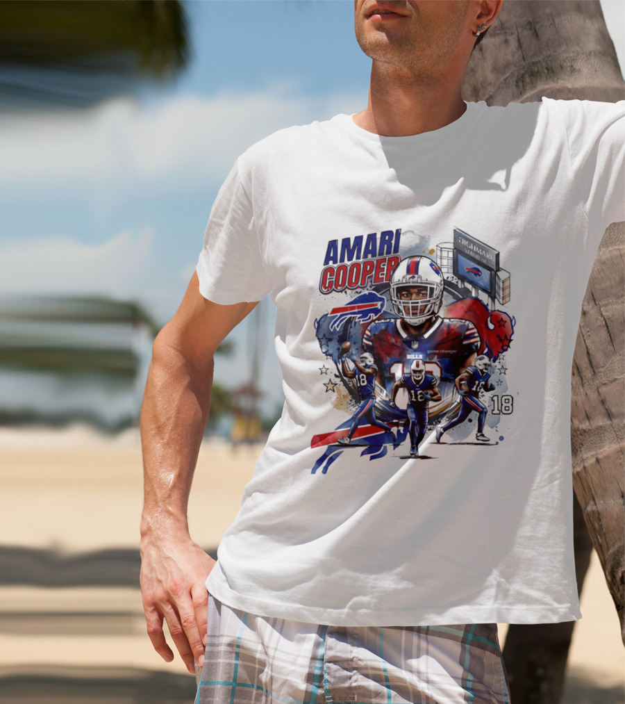Amari Cooper Football 18 Stadium Buffalo Bills T-Shirt