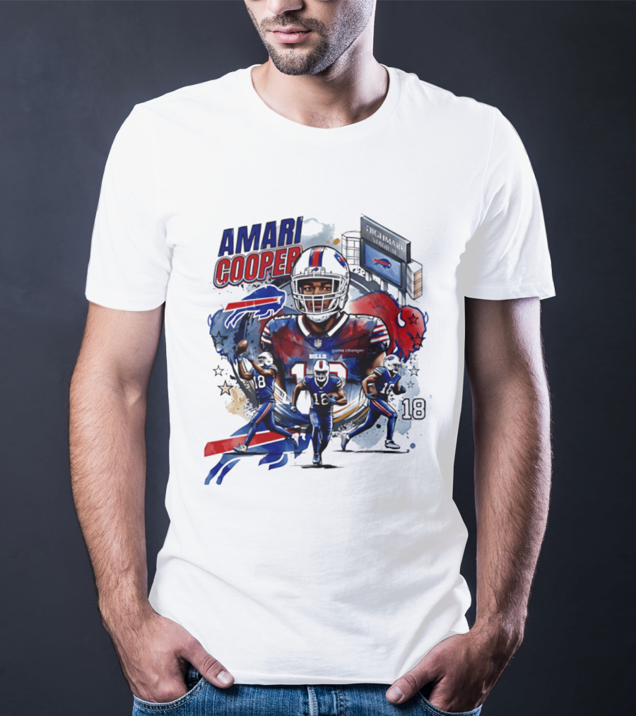 Amari Cooper Football 18 Stadium Buffalo Bills T-Shirt