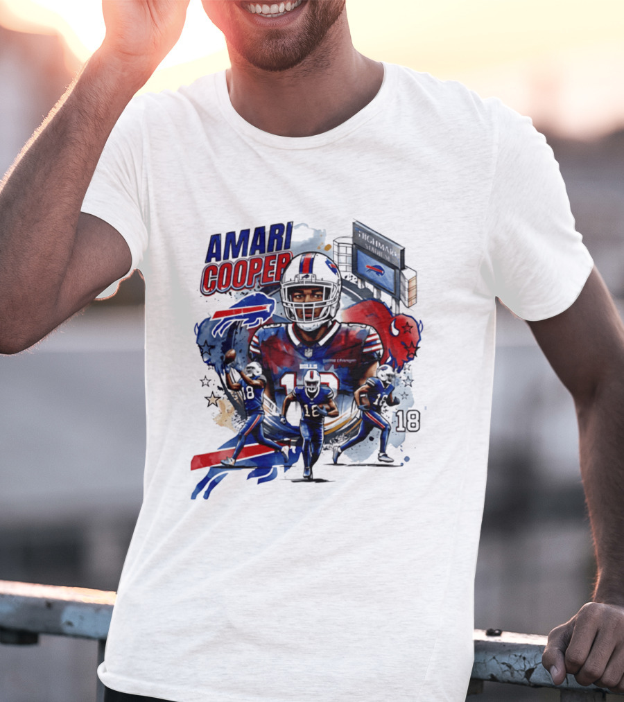 Amari Cooper Football 18 Stadium Buffalo Bills T-Shirt