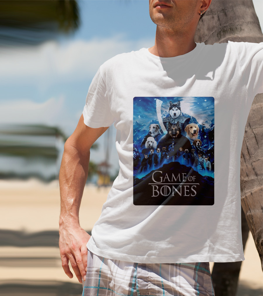 Game Of Bones Dogs Adventure With Thrones And Winter Canines T-Shirt