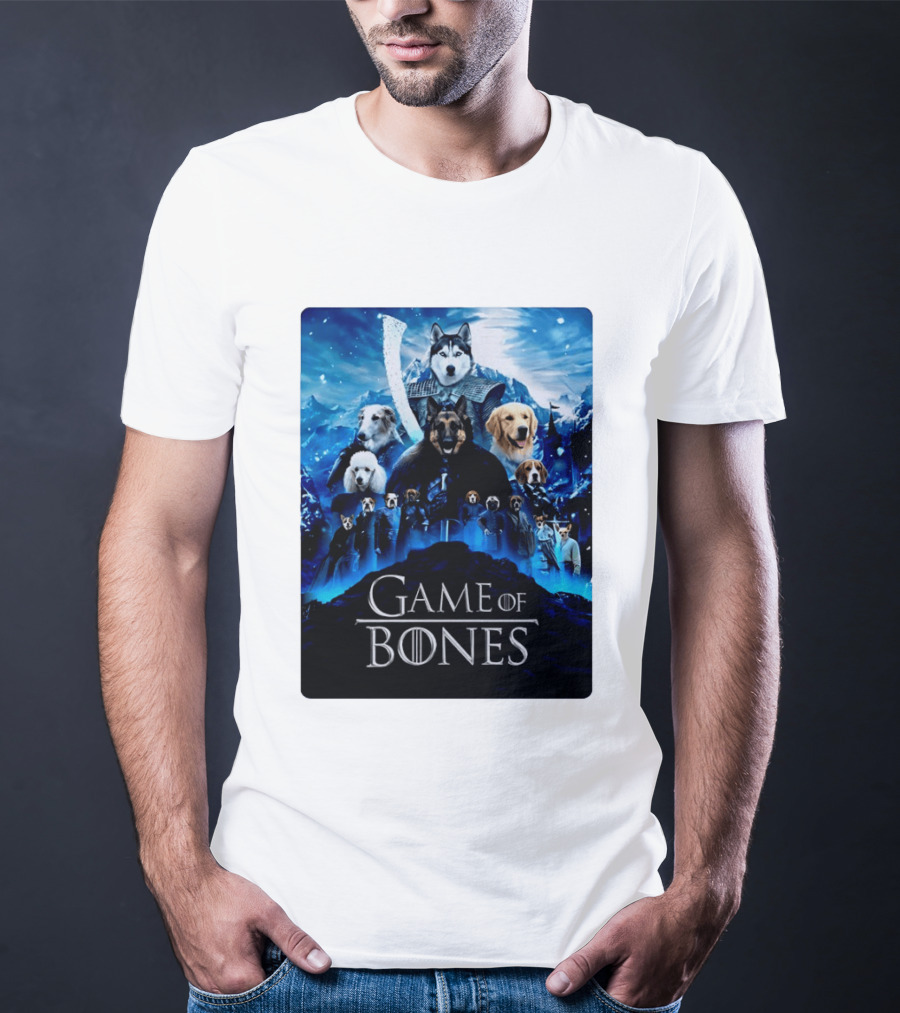Game Of Bones Dogs Adventure With Thrones And Winter Canines T-Shirt