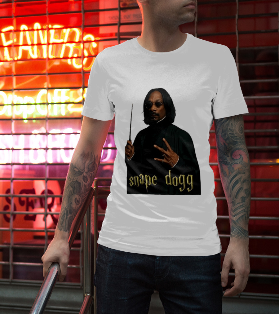 Snape Dogg Snoop Dogg Wizard Mashup Humor T-Shirt