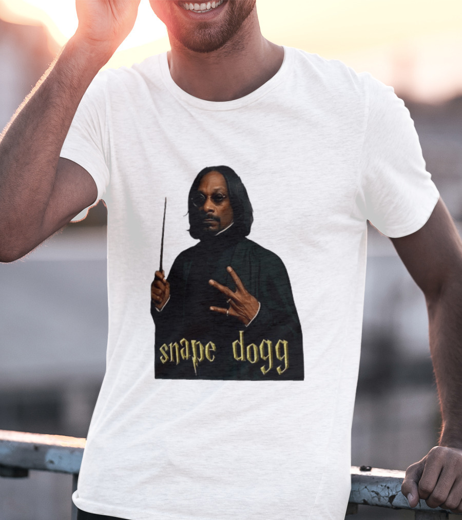 Snape Dogg Snoop Dogg Wizard Mashup Humor T-Shirt