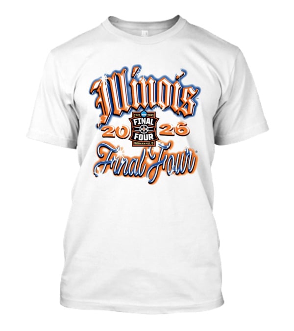 Illinois 2026 Men's Final Four Indianapolis Airbrush T-Shirt