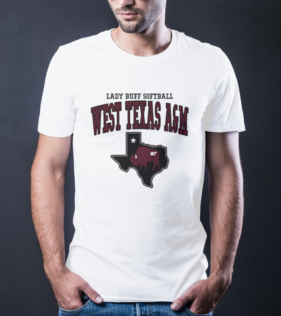 Lady Buff Softball West Texas A&M WT Buffalo T-Shirt