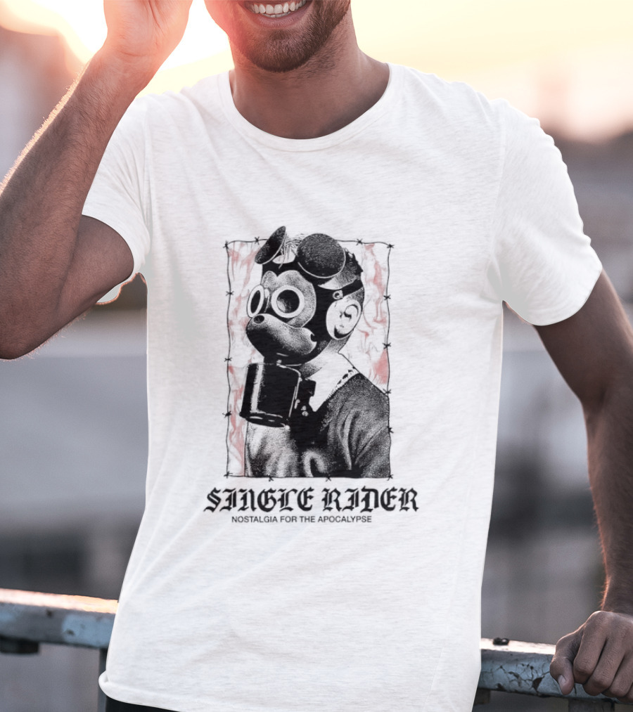 Smoke Rides Walt Disney's Gas Mask Nostalgia For The Apocalypse Halloween T-Shirt