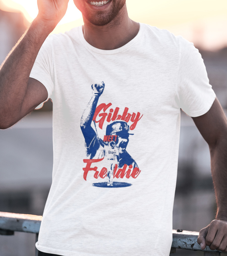 Gibby Meet Freddie Los Angeles Dodgers Baseball T-Shirt