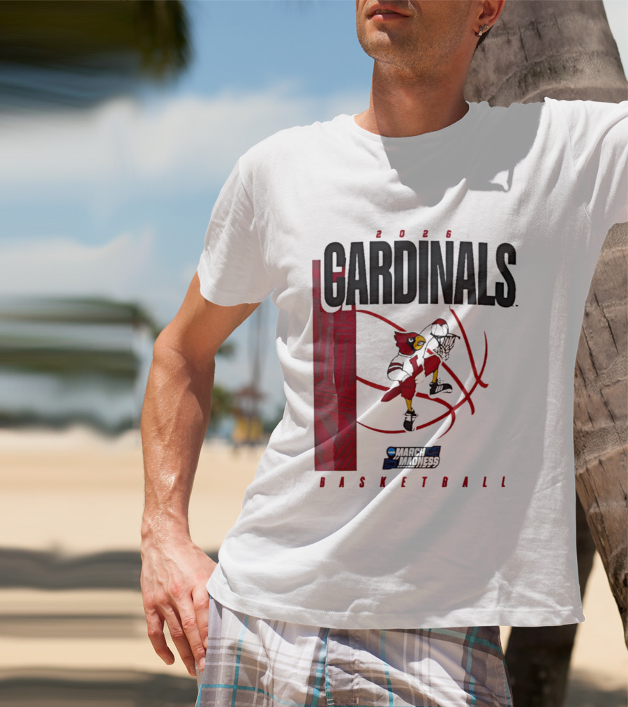2026 Cardinals March Madness Basketball NCAA T-Shirt