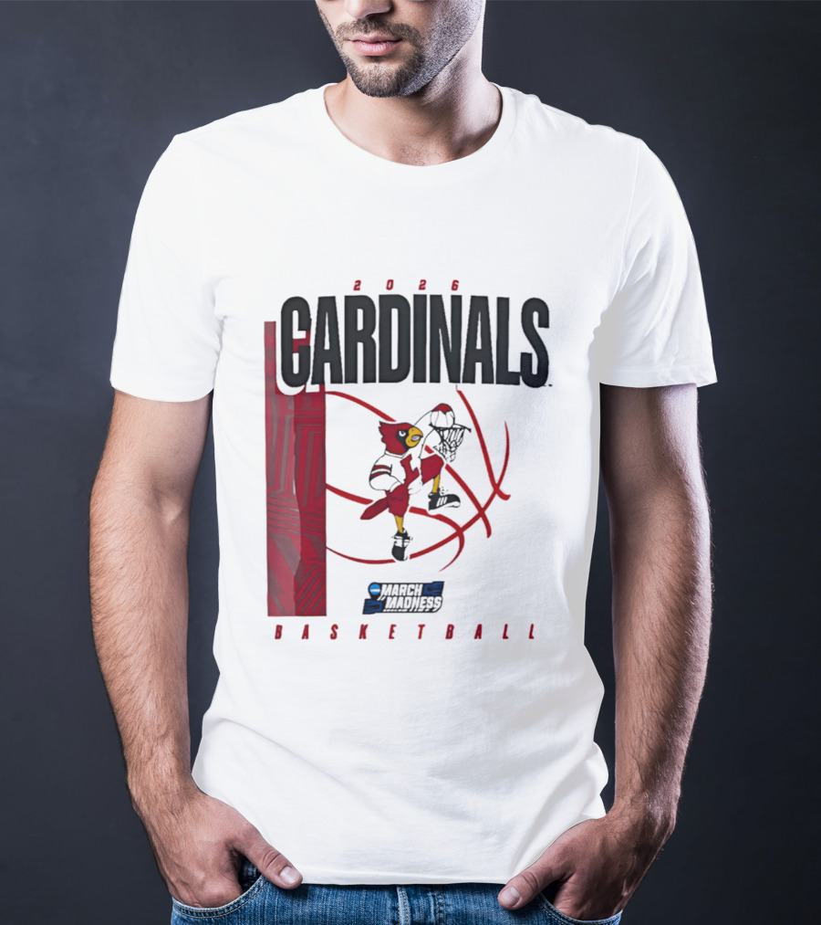2026 Cardinals March Madness Basketball NCAA T-Shirt