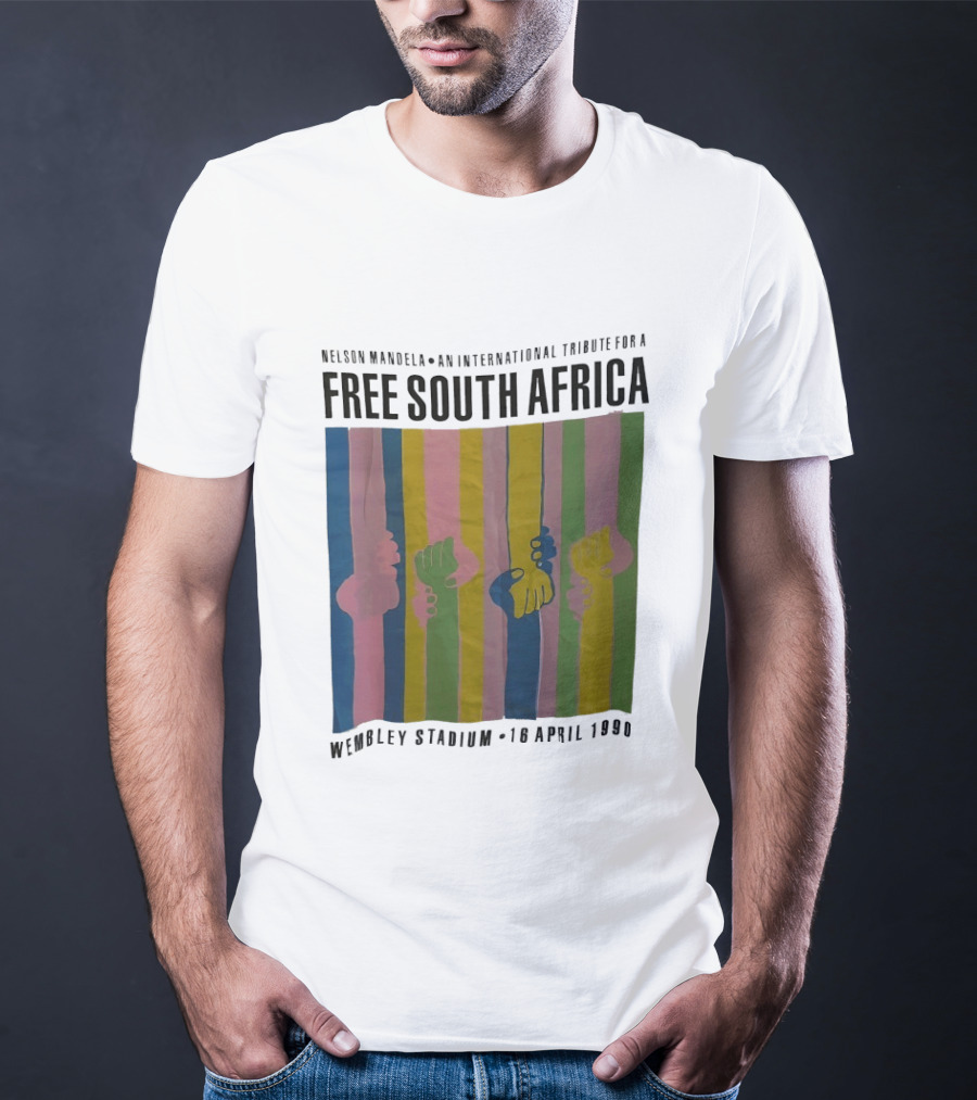 Nelson Mandela An International Tribute For A Free South Africa Wembley Stadium 10 April 1990 T-Shirt