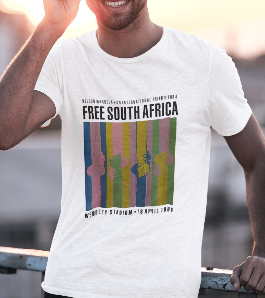 Nelson Mandela An International Tribute For A Free South Africa Wembley Stadium 10 April 1990 T-Shirt