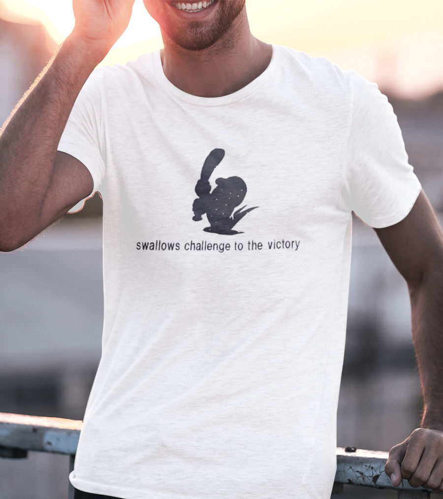 Swallows Challenge To The Victory Baseball Bird T-Shirt