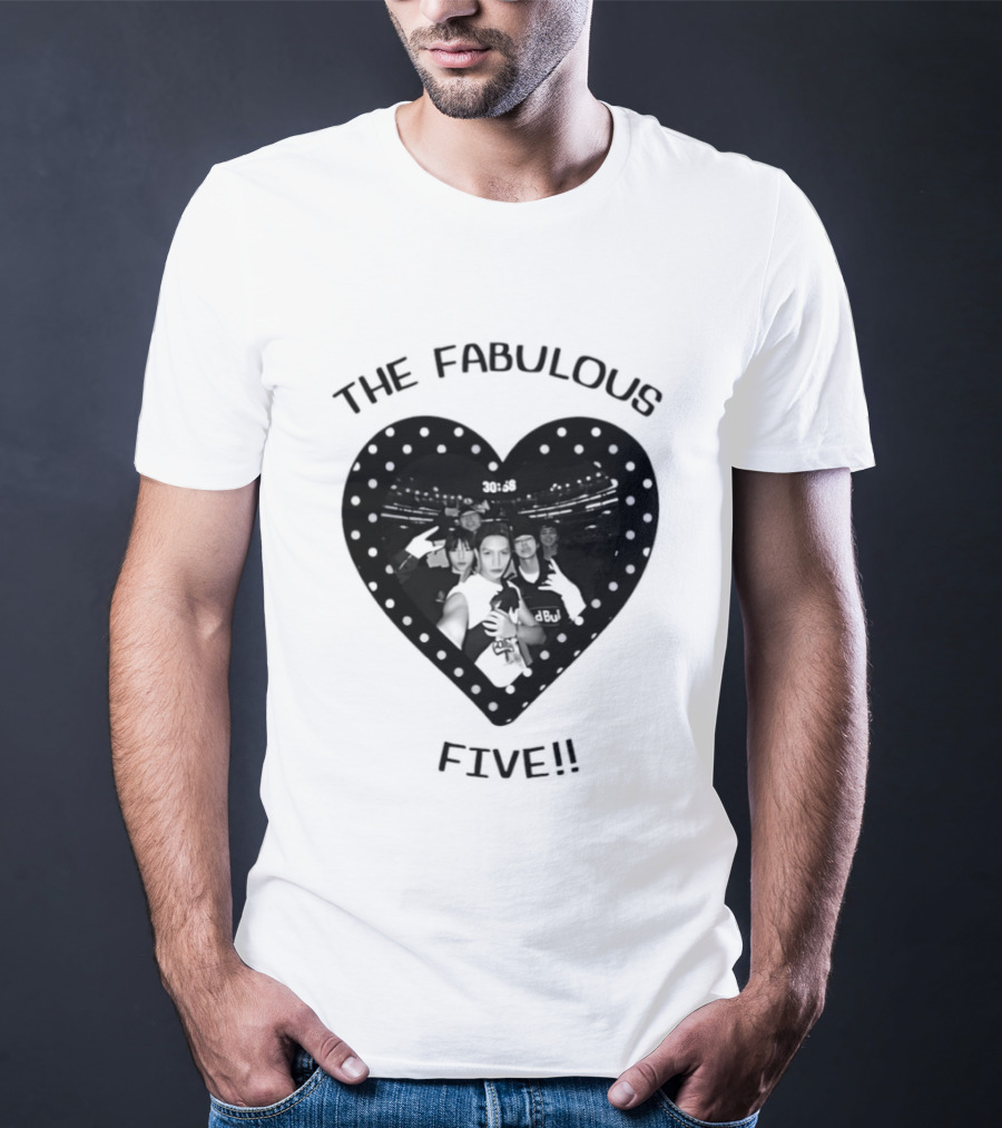 The Fabulous Five Heart Team T-Shirt