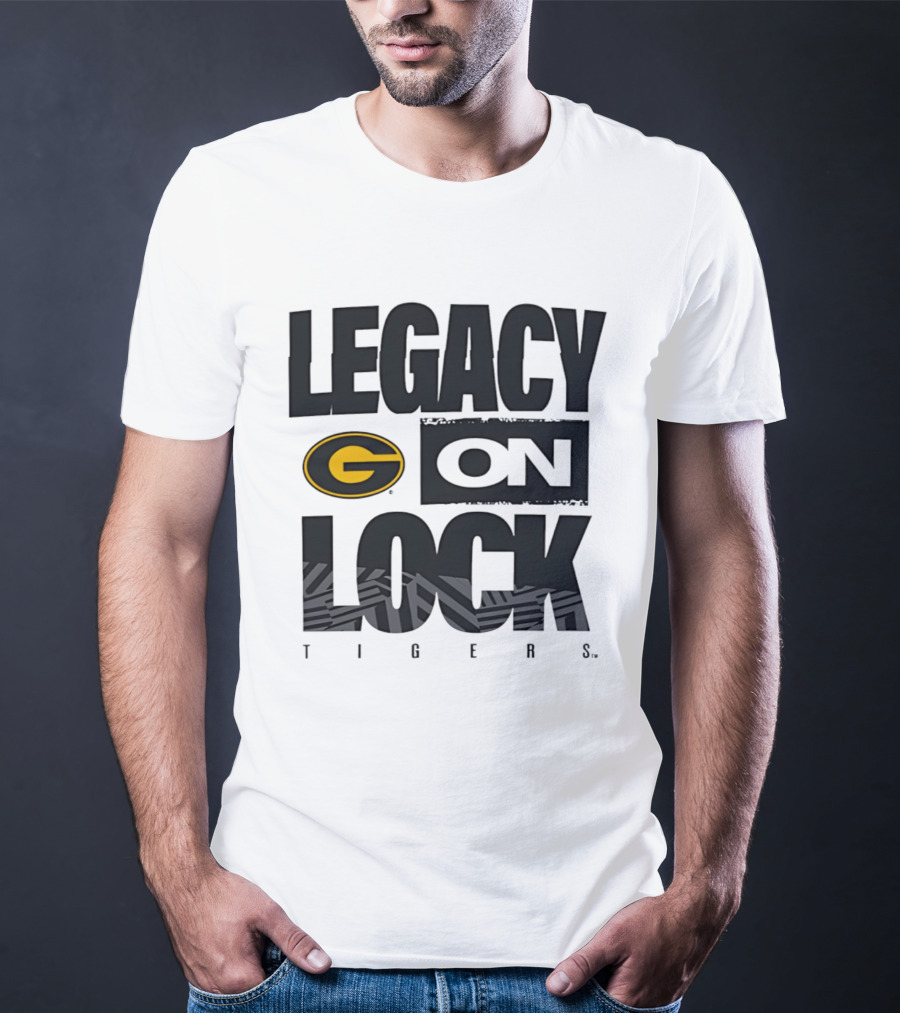 Grambling Tigers Legacy On Lock 2026 March Madness T-Shirt