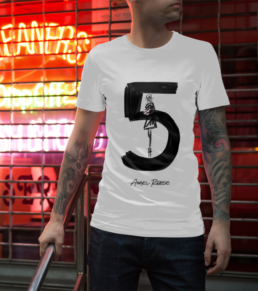 Angel Reese 5 Chicago Sky Basketball T-Shirt