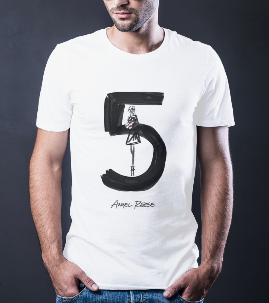 Angel Reese 5 Chicago Sky Basketball T-Shirt