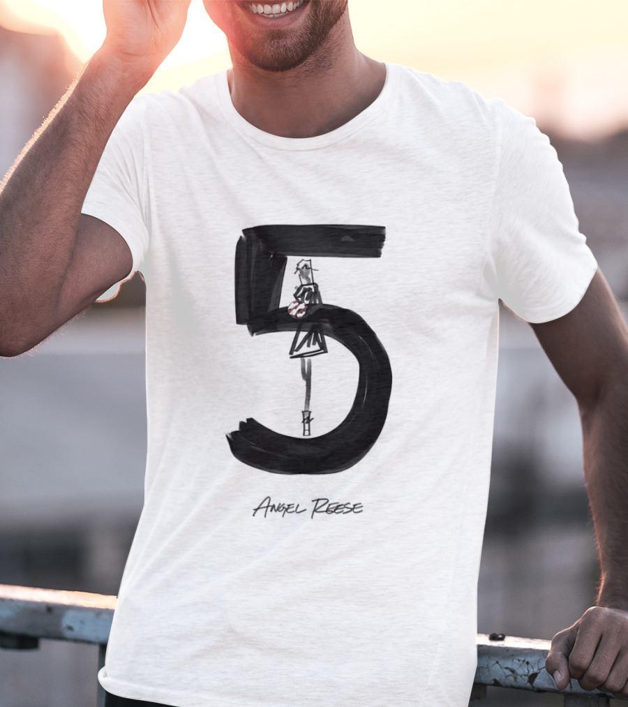 Angel Reese 5 Chicago Sky Basketball T-Shirt