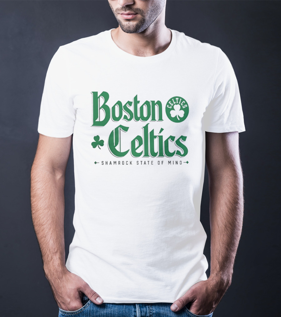 Boston Celtics Shamrock State Of Mind St Patrick's Day T-Shirt